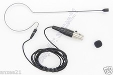 Black earset Microphone for AKG Samson Wireless Headset Mic System XLR 3Pin mini