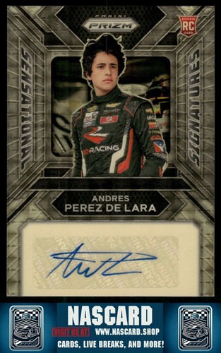 2024 Panini Prizm Andres Perez De Lara Sensational Signatures RC Gold Vinyl 1/1