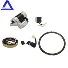 Electric Starter Motor Flywheel Rectifier Diesel 186F 186FA 186FA L100 Engine