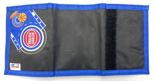 Vintage 1994 Detroit Pistons Trifold Wallet Retro NBA Basketball RGA Accessories - Picture 7 of 15