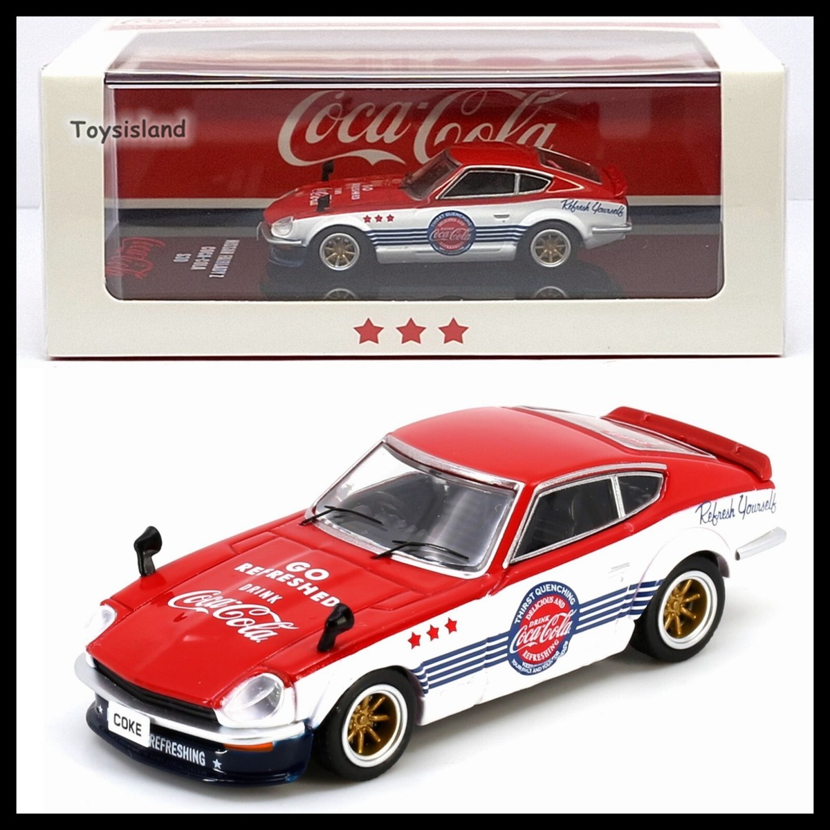 INNO64 1/64 日産FAIRLADY Z S30 INNO64 x TOYEAST 1/64 NISSAN FAIRLADY Z S30 COCA COLA NEW | eBay
