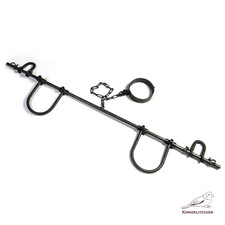 Medieval Bondage Bar BDSM Stainless Steel Restraint Adjustable Spreader Bar