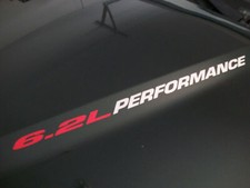 2pcs 6.2l Performance - Hood Or Side Stickers Decals Great For Truck