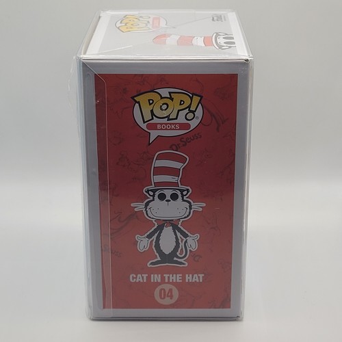 Funko Pop! Vinyl: Dr. Seuss - Cat in the Hat Pop #04 Vaulted W/Pop Protector - Picture 7 of 11