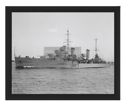 HMAS SYDNEY AUSTRALIAN CRUISER SUNK BY STEALTH MERCHANT SHIP 8X10 FRAMED PHOTO