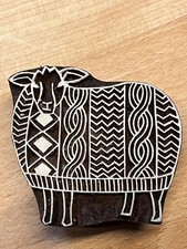 Ornament Holz Stempel Rosenholz Blaudruck Model Geschnitzt Textil Druck Stempel