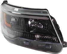 CAPA for 2016-2018 Explorer Front Right Headlights Amber & Clear Plastic C
