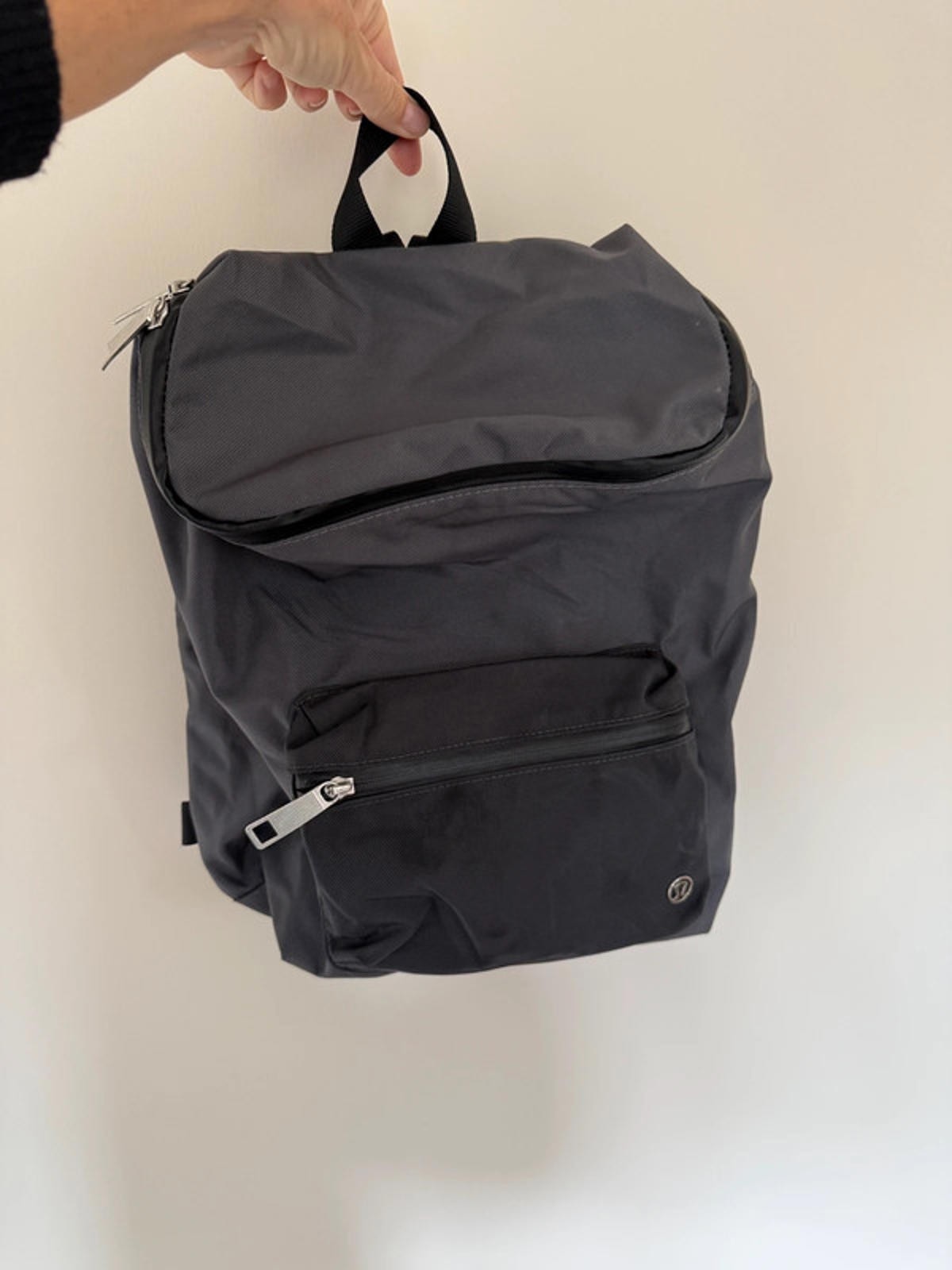Lululemon basic canvas backpack Grey