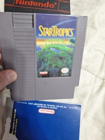 NES Nintendo StarTropics and Zoda's Revenge Lot - Tested Authentic Boxed