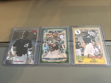2020 Luis Robert Rookie Topps GQ Green, Stadium Club Red RC Lot- Parallels