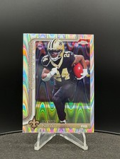 2025-26 Topps Chrome Football RAYWAVE REFRACTOR #391 Devin Near RC Saints NM