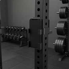 2 Pieces Squat Rack Phone and Bottle Holder Easy Installation Gym Rack Water