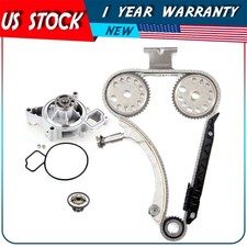 Timing Chain kit +Water Pump + Thermostat For Chevy Cobalt Malibu Pontiac Saturn