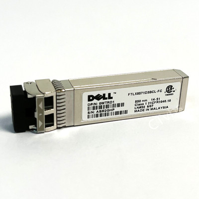 10PCS DELL WTRD1 10G SFP FTLX8571D3BCL-FC SFP-10G-SR Optic Transceiver Module