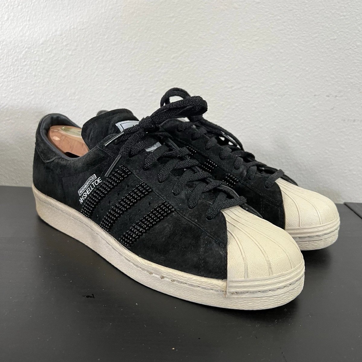 Neighborhood x adidas Superstar Shelltoe Black for Sale