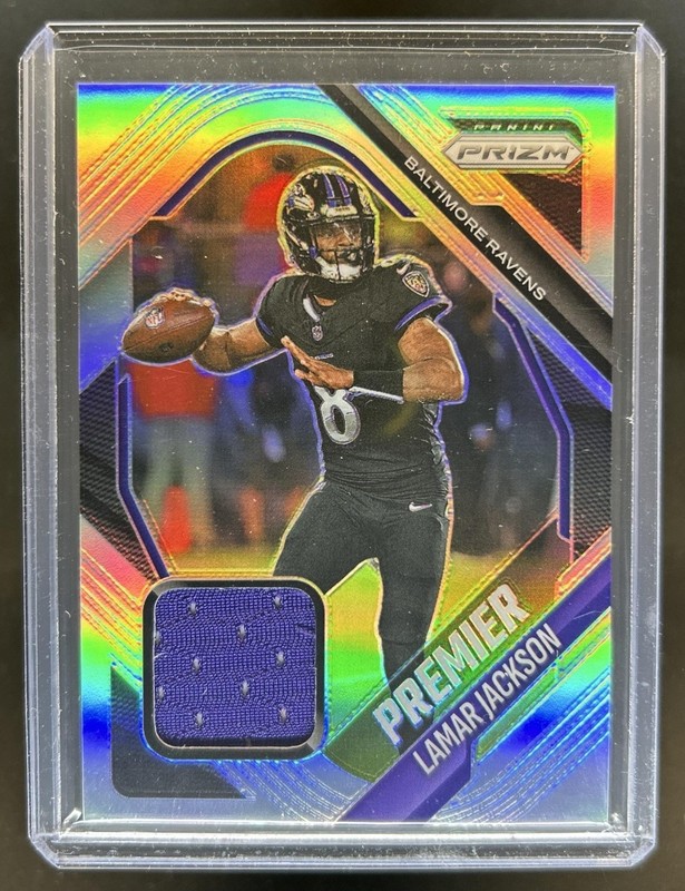 2025 Panini Prizm Lamar Jackson Premier #PJY-LJN Ravens