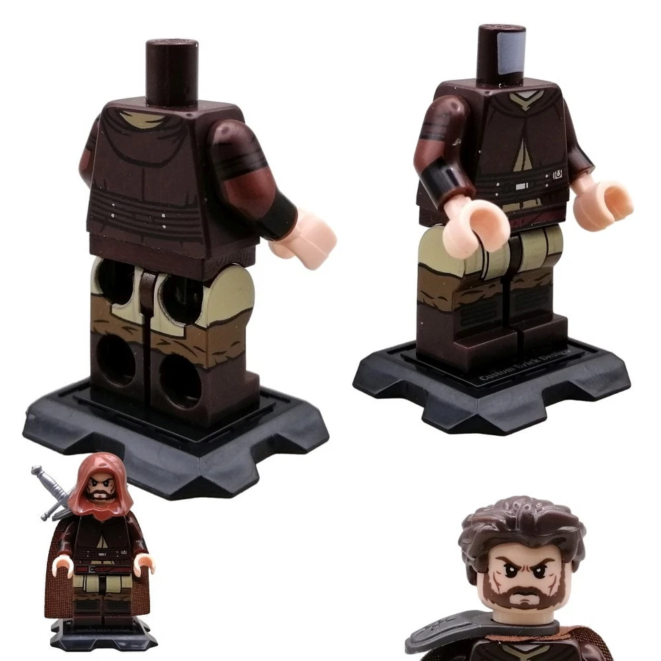 Figurenset Ritter Abenteurer veredelte LEGO® Figuren von Custom Brick Design - Bild 4 von 4