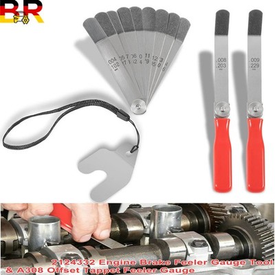 Engine Brake Feeler Gauge 2124332 + A308 Valve Tappet Gauge for PACCAR MX13 MX11