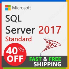 Microsoft SQL Server 2017 Standard Edition Retail - Full Version License - NEW