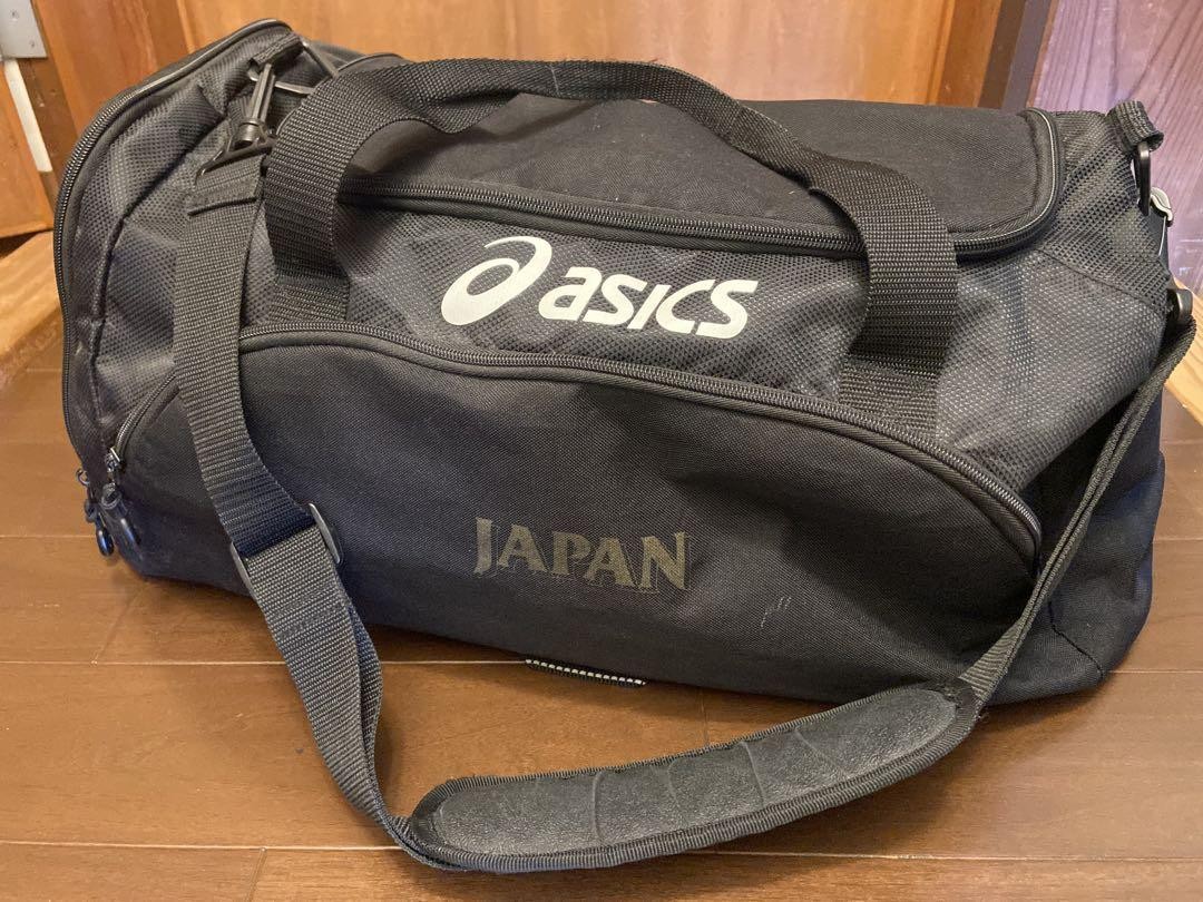 ASICS Wrestling Team Japan Representative Duffle Bag Black Sports