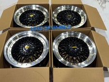 17 Bbs Style Black Gold Mild Rim Fits 5x112 5x100 Cb66 Mercedes Universal 17 Bbs Style Black Gold Mild Rim Fits 5x112 5x100 Cb66 Mercedes Universal