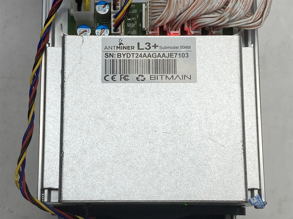 Bitmain Antminer L3+ 504M ASIC DOGE/LTC Miner w/APW3 1600w Power Supply - Image 3 of 4