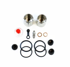 Brake Caliper Seal+Stainless Steel Piston Kit for 1983 Honda CX650C CUSTOM Front