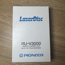 Pioneer RU-V3000 Laserdisc Player Remote Vintage. New