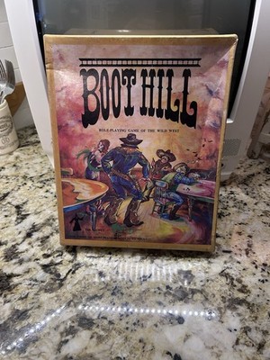 TSR Games Boot Hill Wild West Role-Playing Game 1979 MPN 7005 w/ Dice