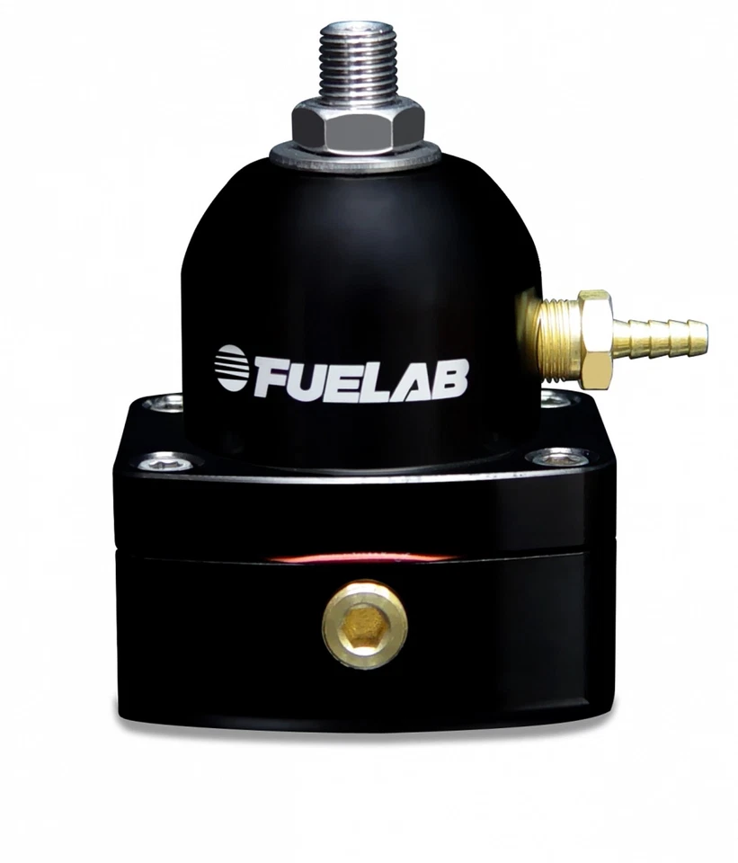 Fuelab Fuel Systems 52501-1, One Black Aluminum Fuel Press Reg In-Line Efi Fits  - Image 2 of 4