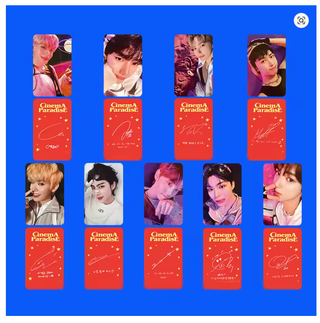 50 PCS SET ZB1 ALBUM CARD 3 INCH ZEROBASEONE LOMO CARD ZHANG HAO