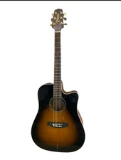 Takamine EG350SC Acoustic Electric Guitar with Case Sunburst Cutaway Maple