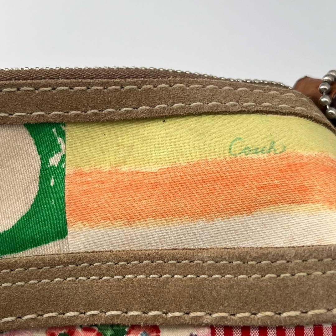 Coach Patchwork Shoulder Bag & Accessory Pouch, F… - image 11