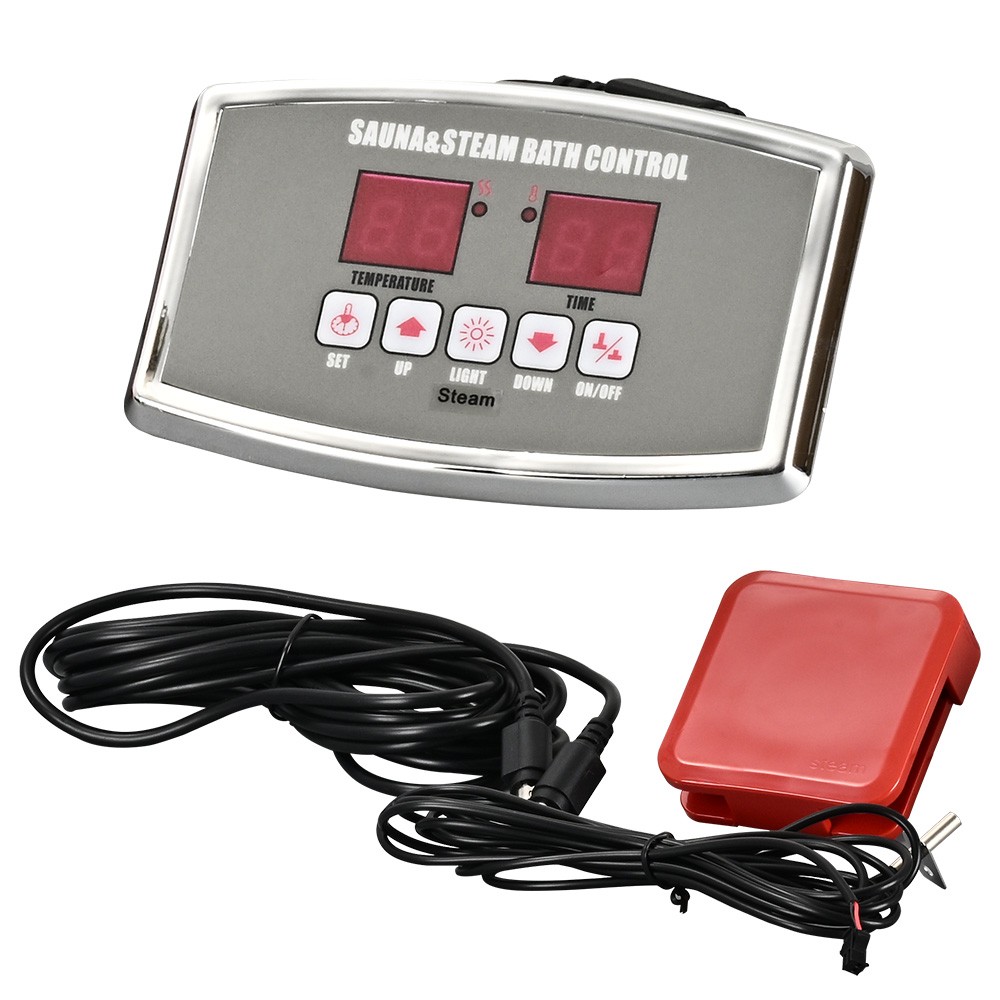 6KW 220V Steam Generator ST-135M Controller 77℉-131℉ Home SPA Sauna Bath Shower