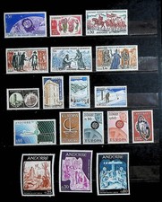 ANDORRE FRANCAIS LOT 16 TIMBRES NEUFS** DE 1968/70. BONNE VALEUR