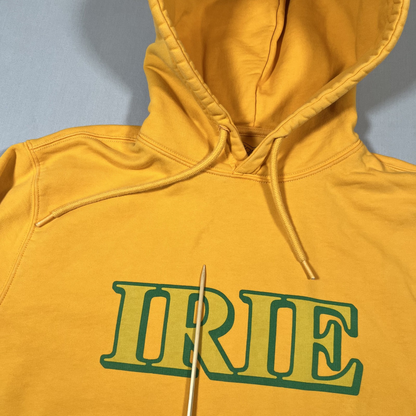 Palace Skateboards IRIE Rasta Nein Sniff Hood Hoodie Yellow Mens Size S Pullover thumbnail 5
