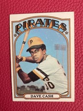 1972 Topps Dave Cash #125 RAW Pittsburgh Pirates Vintage. EX Plus. 0023