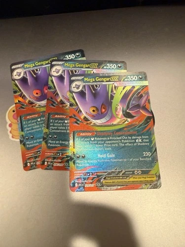 3 Mega Gengar Ex As Pictured
