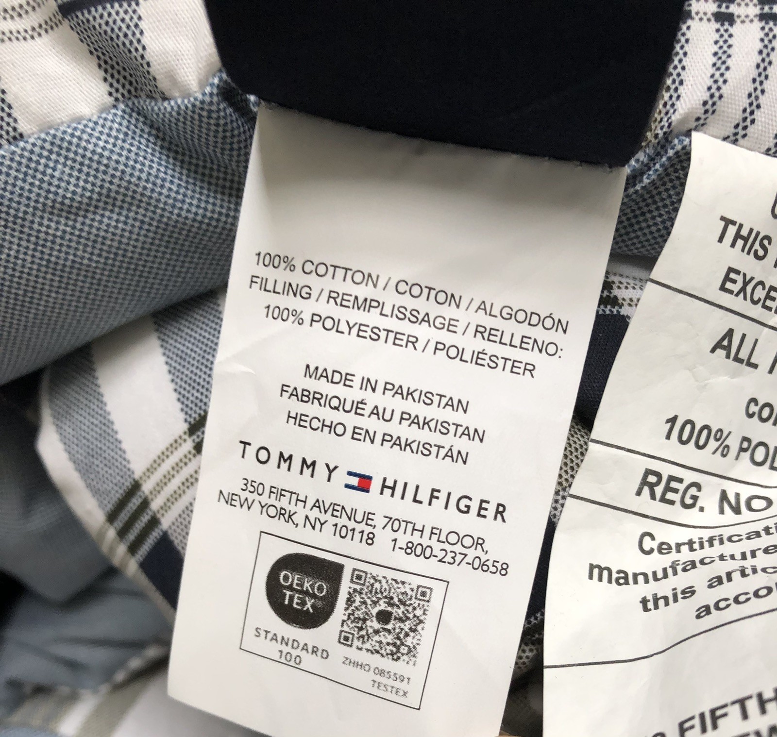 NWT Tommy Hilfiger Full/Queen 3-pieces Multicolor 100% Cotton Comforter Set thumbnail 11