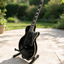 LP Custom Electric Guitar, Black pickup and black hardware, ship from USA
