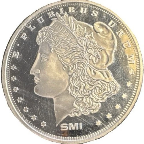 1 Troy oz  .999 Fine Silver ✔ SMI Morgan Round