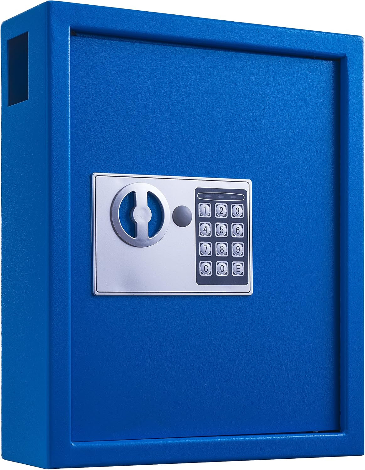 Steel Key Holder Wall Mount - 40-Key Lock Box with Code, Key