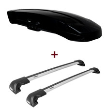 Dachbox Thule Vector L + Dachträger Thule für Audi A6 Avant Typ 4F/C6