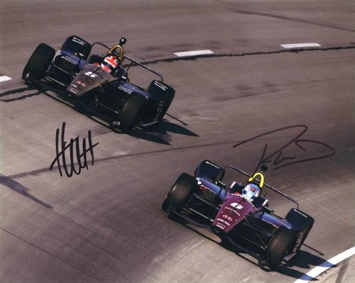 Robert Wickens and James Hinchcliffe autographed 2018 IndyCar 8x10 photo