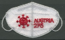 Austria 2021 Coronavirus FFP2 Mask Embroidery 3604 MNH (C66987)