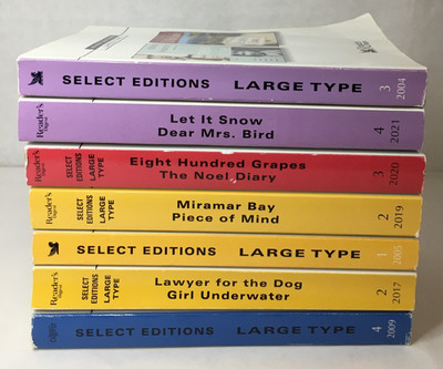 Reader's Digest LARGE PRINT Lot of 7 (14 Stories) - Bunn Evans Pearce Patterson