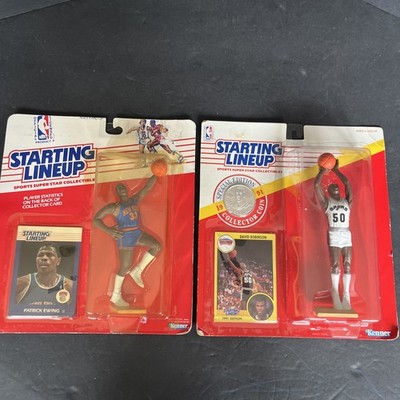   1991 Kenner Starting Lineup NBA DAVID ROBINSON And Patrick Ewing 89