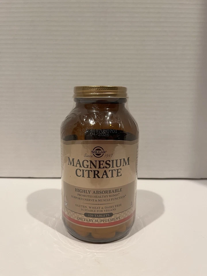 Citrato de magnesio Solgar 120 comprimidos Foto 2 de 2