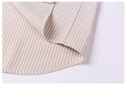 Camicie uomo Oxford formali business maniche lunghe strisce casual eleganti camicie top - Foto 15 di 24