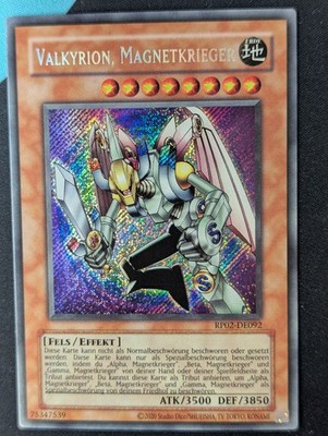 Valkyrion, Magnetkrieger RP02-DE092 (2020) Secret Rare Deutsch NM Yugioh